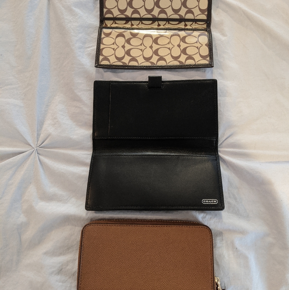 Coach Wallet & Two Checkbook Covers - Picture 2 of 3